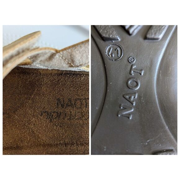 Naot Gardenia Mary Jane Shoes Womens Leather Closed Toe Ankle Strap - Picture 4 of 13